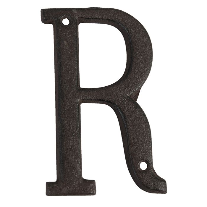 Letter R 8x1x13 cm - pcs