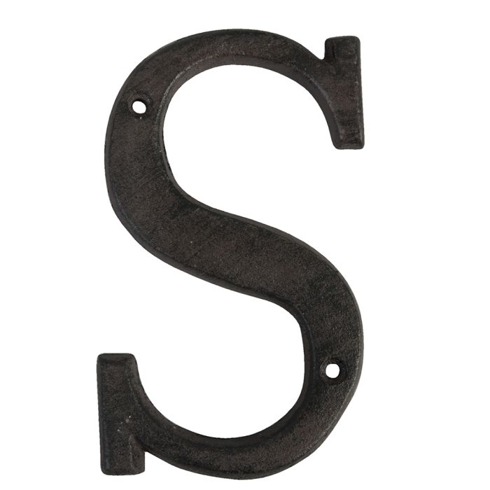 Letter S 8x1x13 cm - pcs