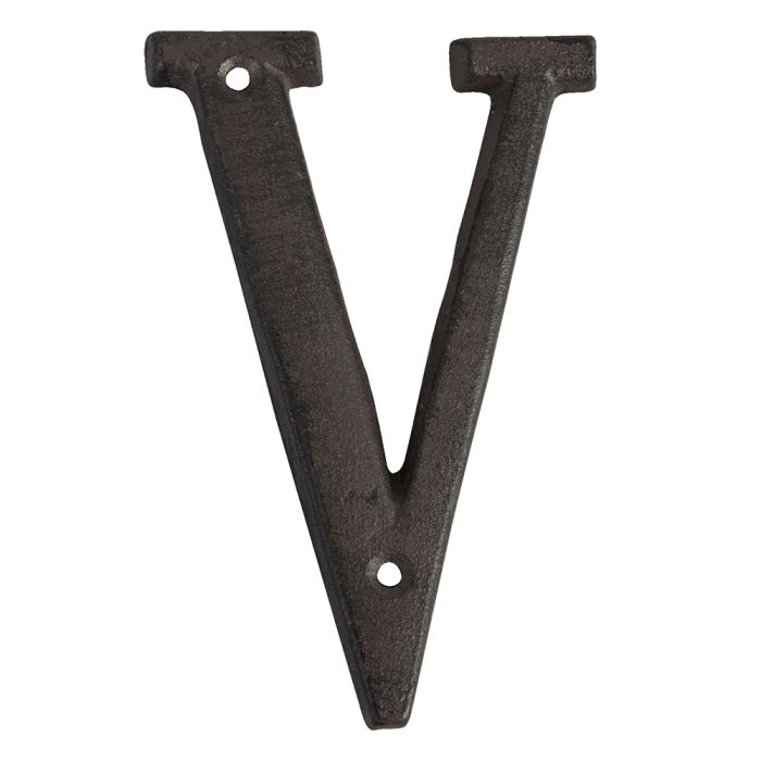 Letter V 8x1x13 cm - pcs