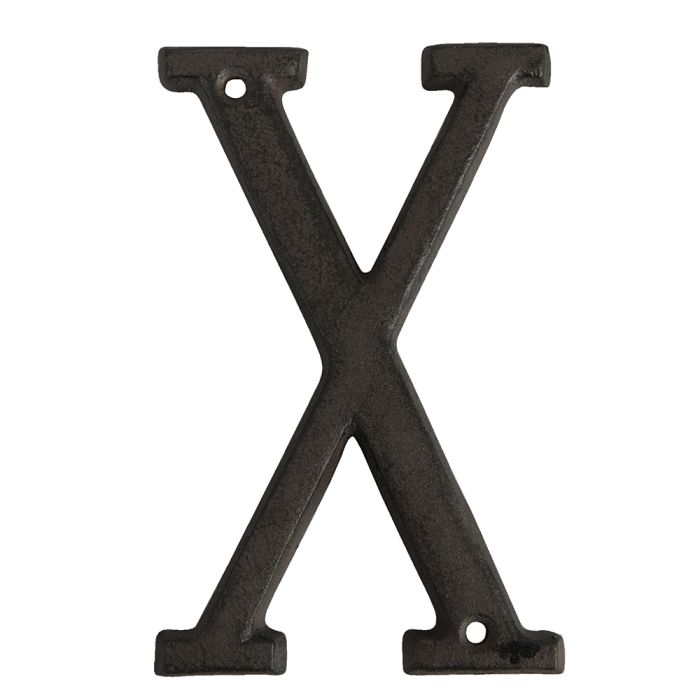 Letter X 8x1x13 cm - pcs