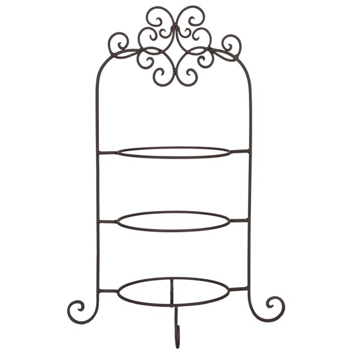 Tiered platter for 3 plates 36x28x54 cm - pcs