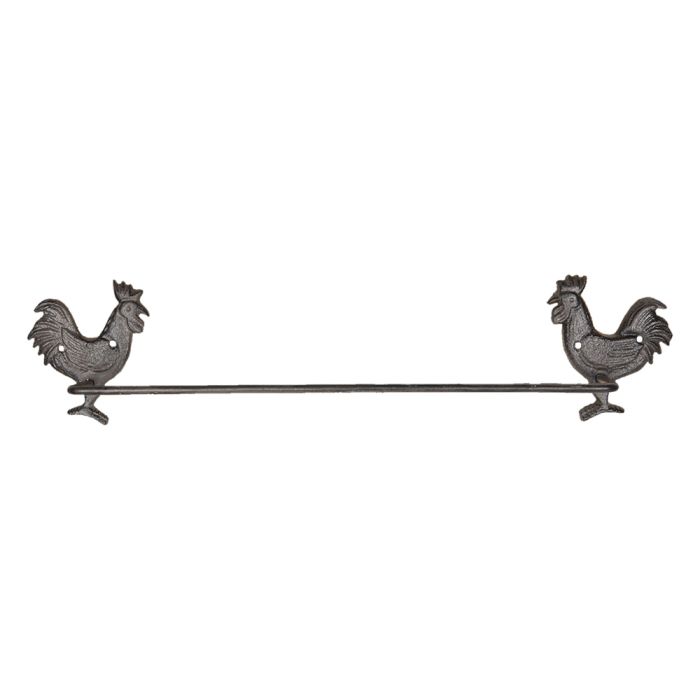 Towel holder roosters 51x8x13 cm - pcs