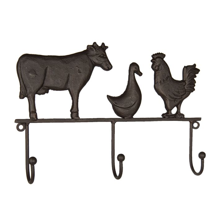 Coat rack animals 30x5x20 cm - pcs