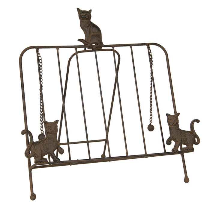 Book stand with cats 38x25x38 cm - pcs