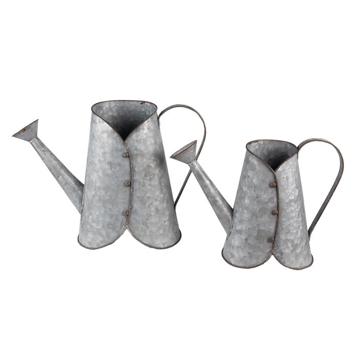 Decoration watering can (2) 40x16x29 / 32x14x24 cm - set (2)