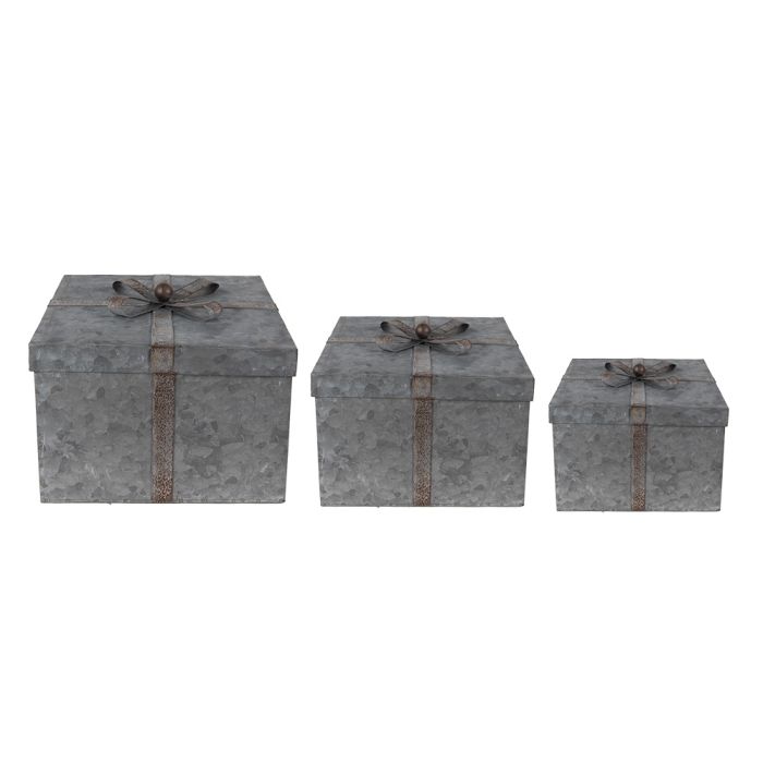 Storage box (3) 24x24x18 / 20x20x15 / 16x16x12 cm - set (3)