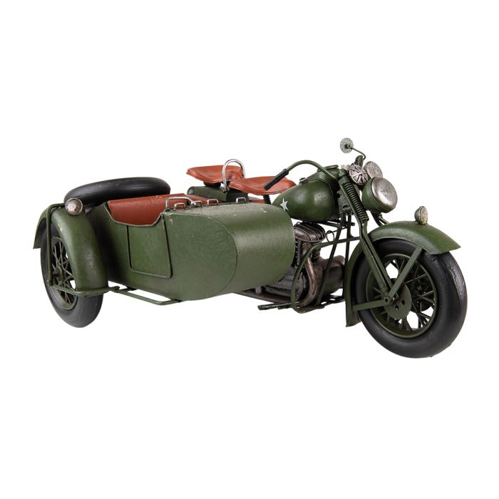 Model motor with sidecar 38x26x18 cm - pcs