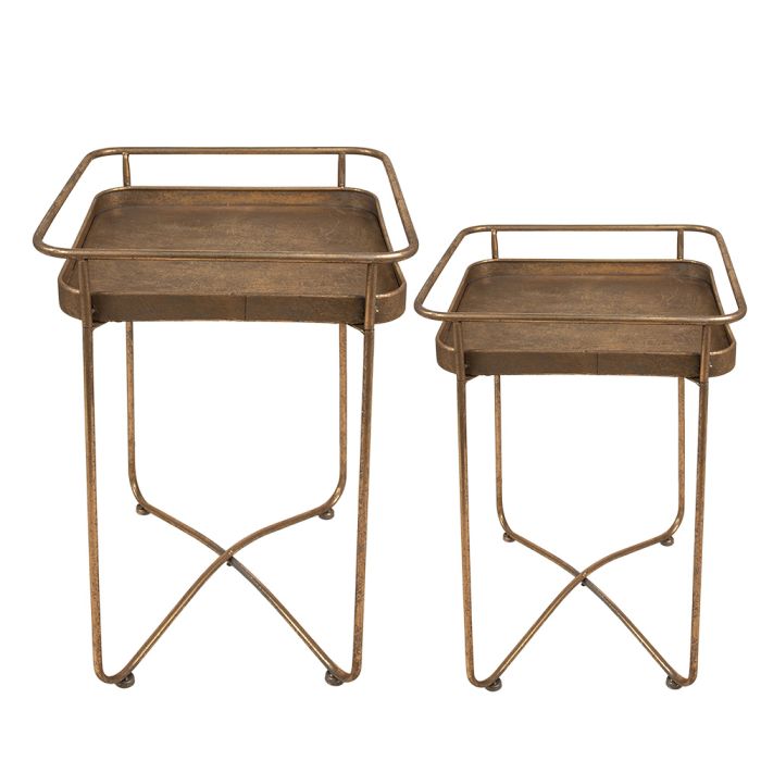 Side table (set 2) 38x38x53 / 28x28x39 cm - set (2)