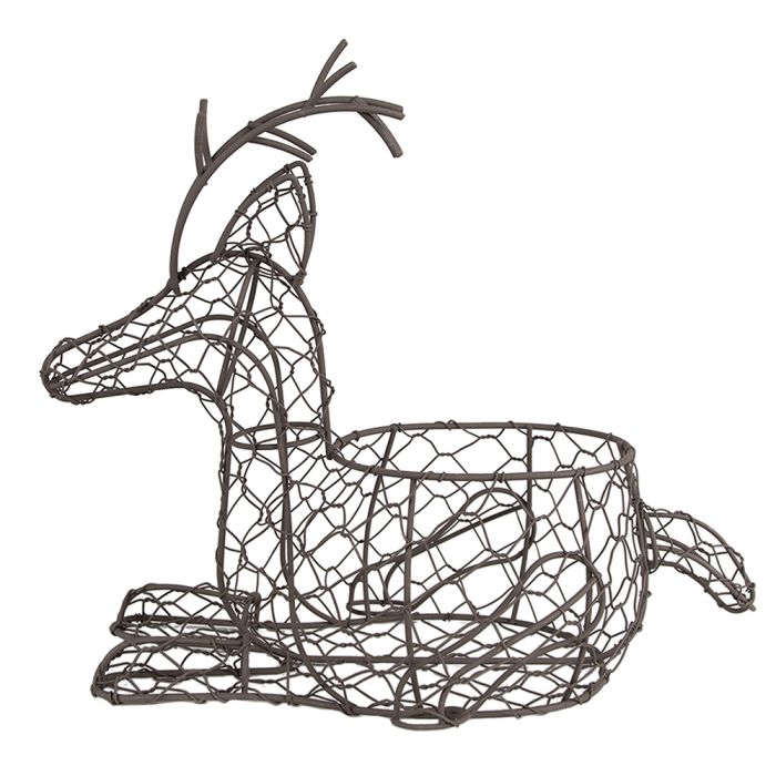 Basket reindeer 31x17x27 cm - pcs     