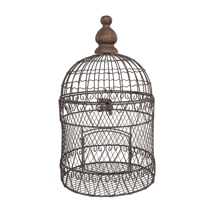 Decoration birdcage Ø 20x35 cm - pcs