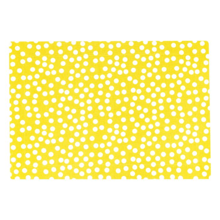 Allover Dots Placemat yellow 35x50cm