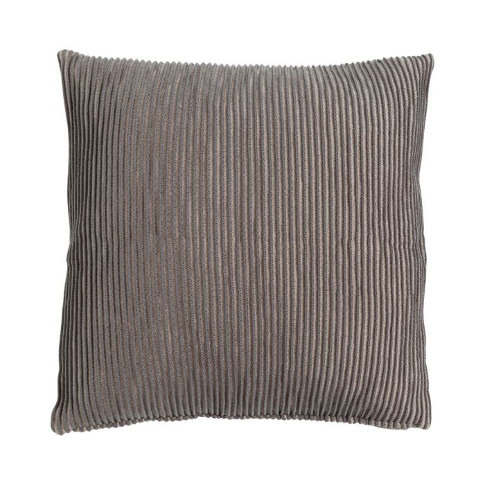 Ribbed 3D Cushion grey 45x45cm