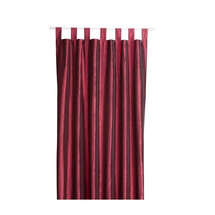 New York curtain bordeaux 135 cm x 260 cm with loops