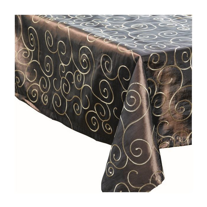 Florence Tablecloth Textile brown 140x140cm