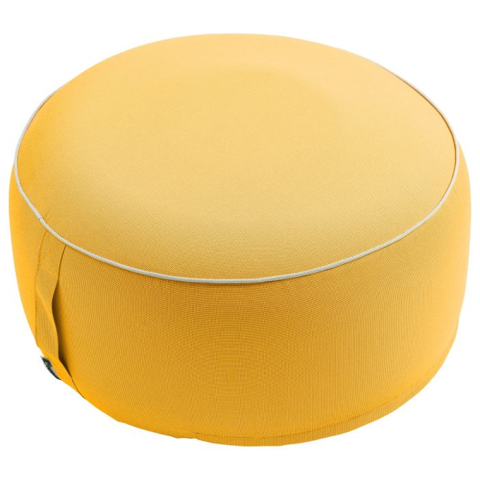 St. Maxime outdoor warm yellow Pouf 55 round x 25 cm high