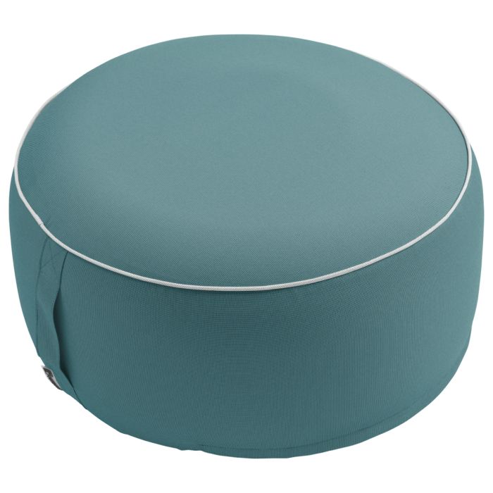 St. Maxime Outdoor turquoise Pouf 55 round x 25 cm high