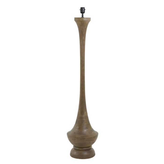 Floor lamp Ø30x130 cm NICOLO wood matt brown