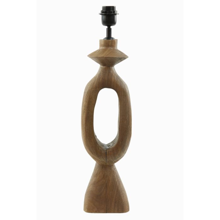 Lamp base 14x12x58 cm DJANGO wood matt brown