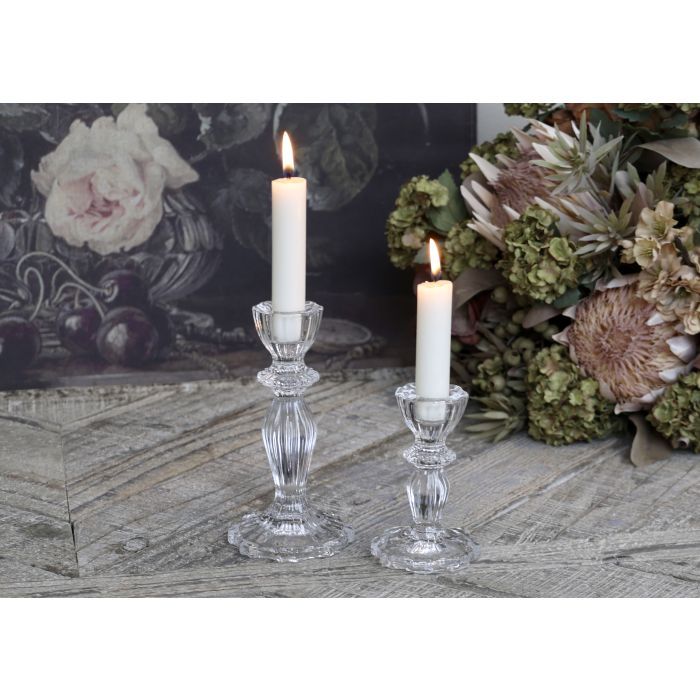 Candlestick w. lace edge