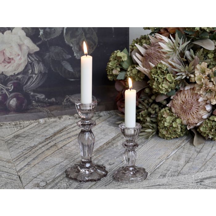 Candlestick w. lace edge