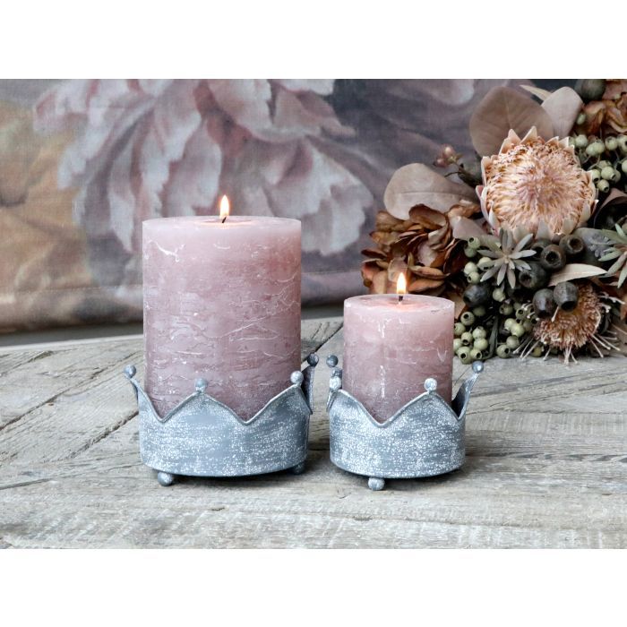 Tealight holder crowns set of 2