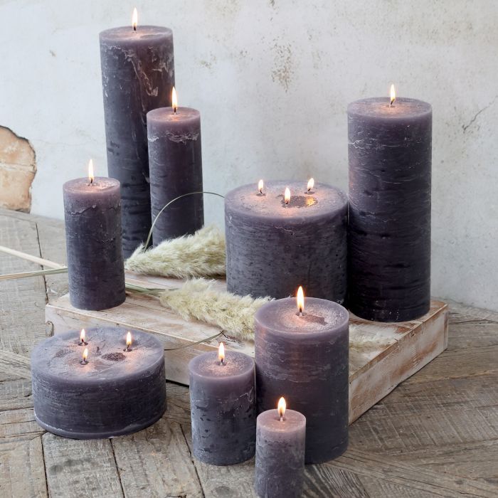 Macon Pillar candle rustic 42 h