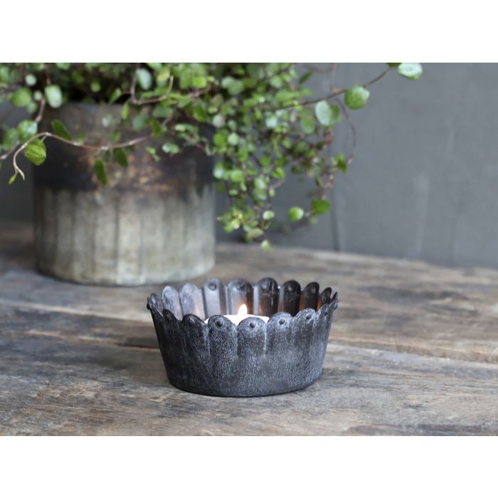 Tealight Holder w. lace edge