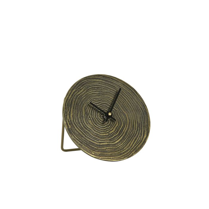 Clock Ø15 cm ALOCIL antique bronze swirl