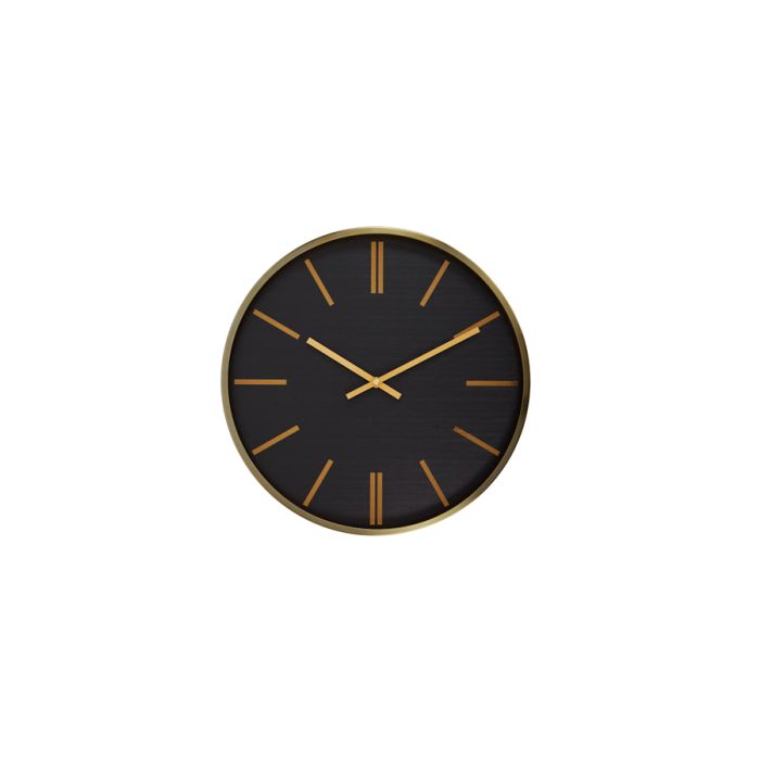Clock Ø40 cm EMPORIO black+gold