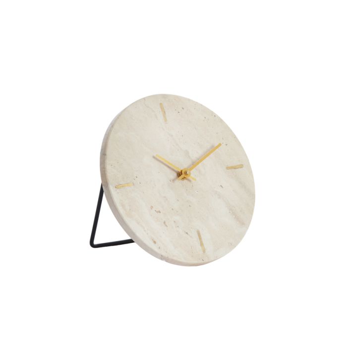 Clock Ø20 cm JENAY travertine sand