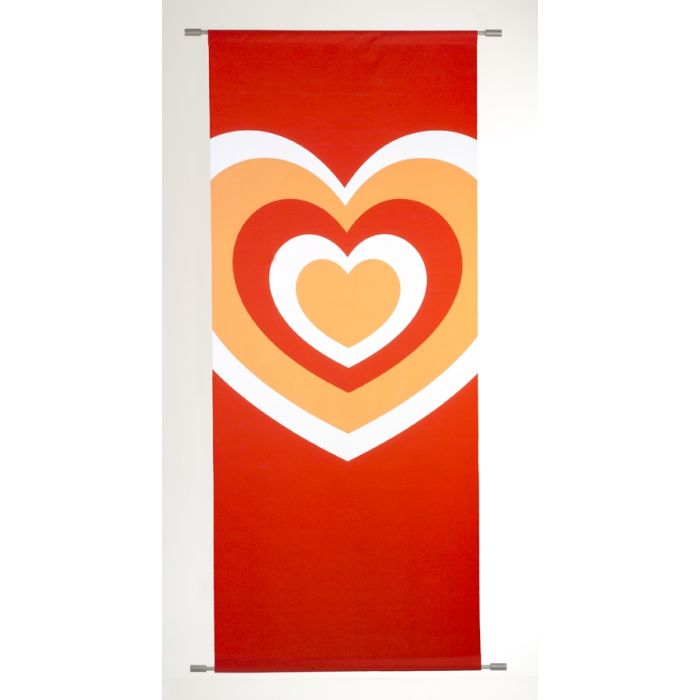 Banner Romance vlamw. gefin. Banner 75x180 cm