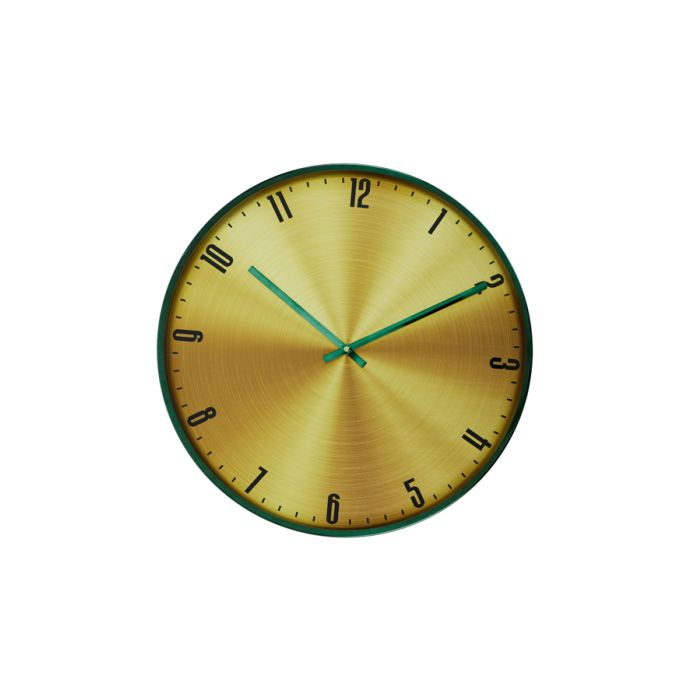 Clock Ø53 cm IPERA green-gold