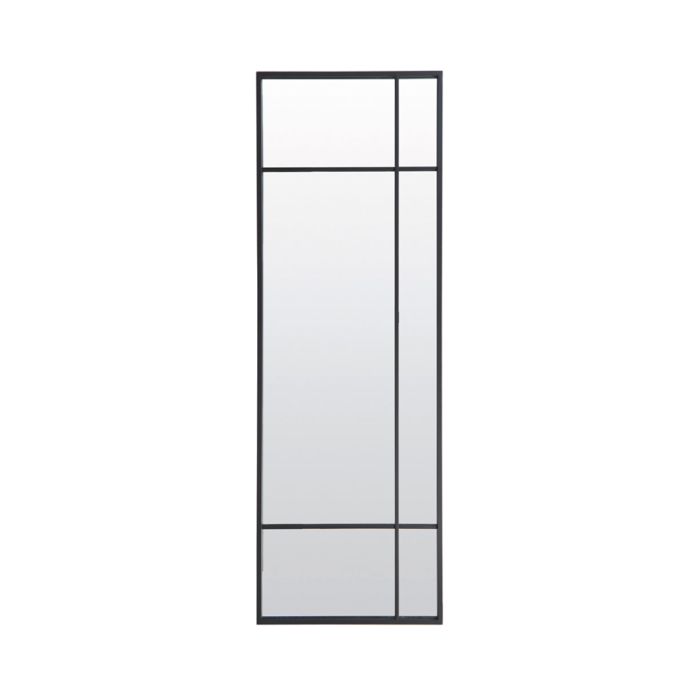 Mirror 50x3x150 cm RINCON clear glass+matt black