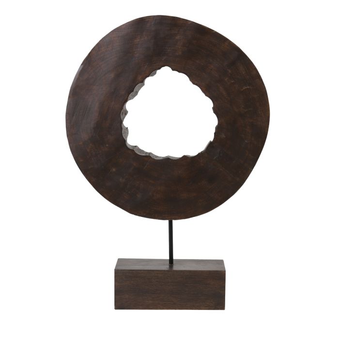 Ornament on base 35x10x53 cm XERRA wood brown