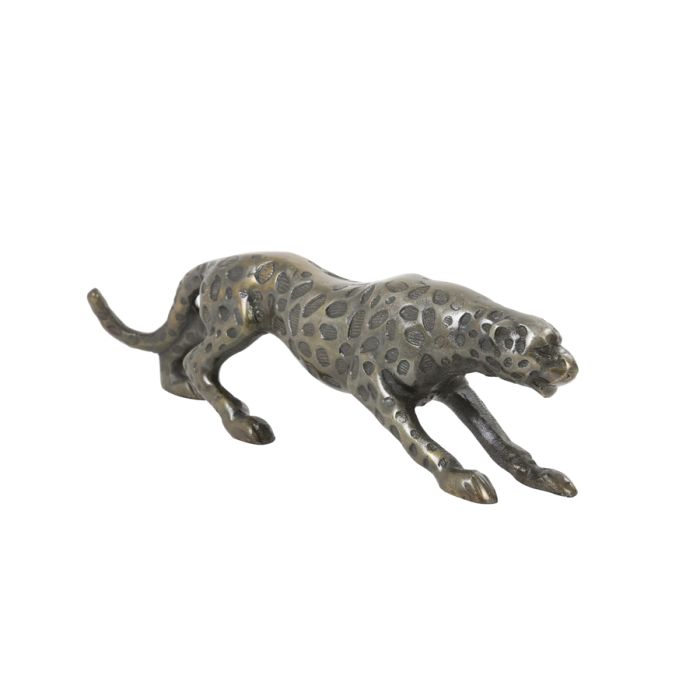 Ornament 50x10x12 cm SISOKO panther antique bronze