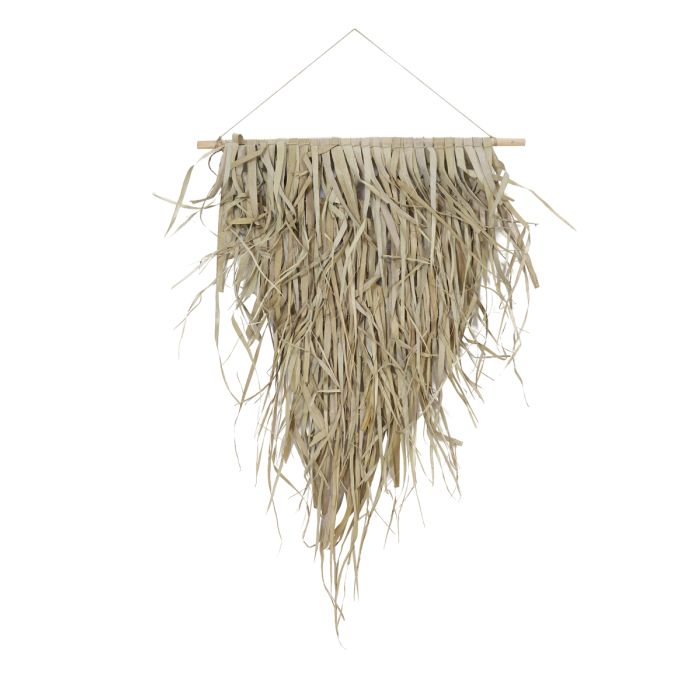 Wall ornament 79,5x150 cm KATIOLA palm leaf