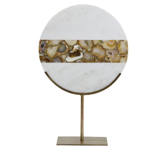 Ornament on base 35x12x50 cm GOUYA marble+antique bronze