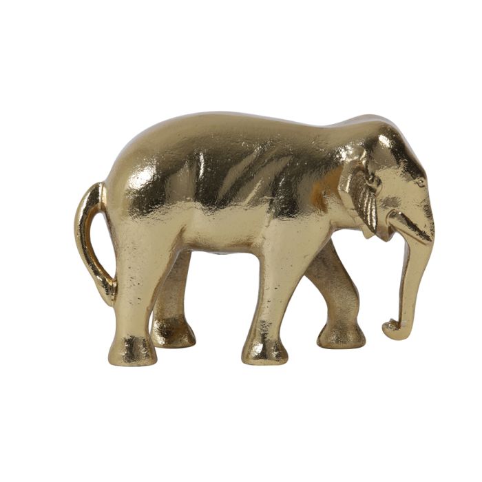 Ornament 22x14x15 cm ELEPHANT gold