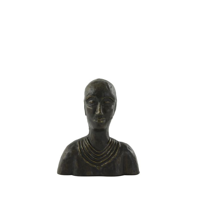 Ornament 18x10x22 cm SUKURI dark bronze
