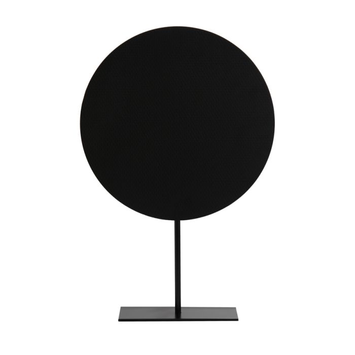 Ornament on base 40x10x60 cm RASIM matt black+black