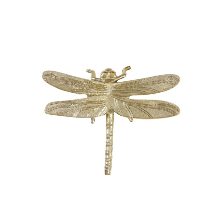 Ornament 22,5x18x5 cm DRAGONFLY shiny gold