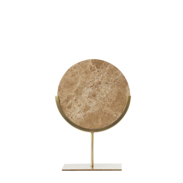 Ornament on base 25,5x10x38,5 cm MORENO marble brown