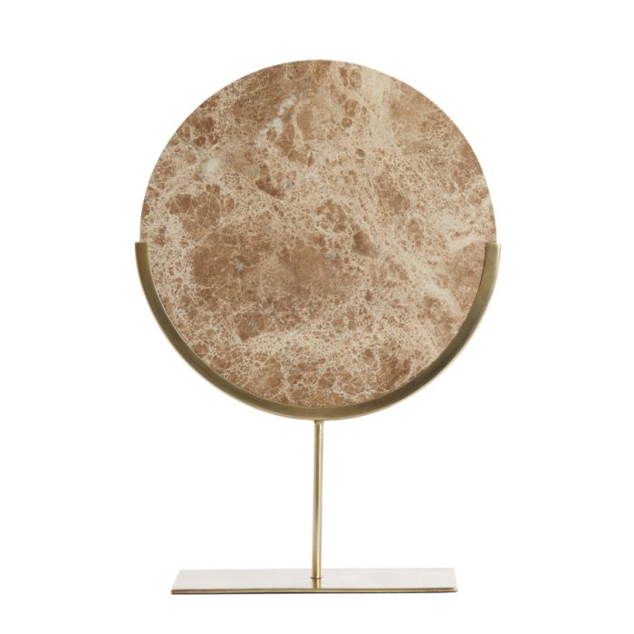Ornament on base 35x10x51,5 cm MORENO marble brown