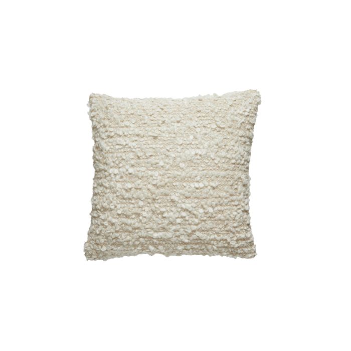 Cushion 45x45 cm HUMADA bouclé natural