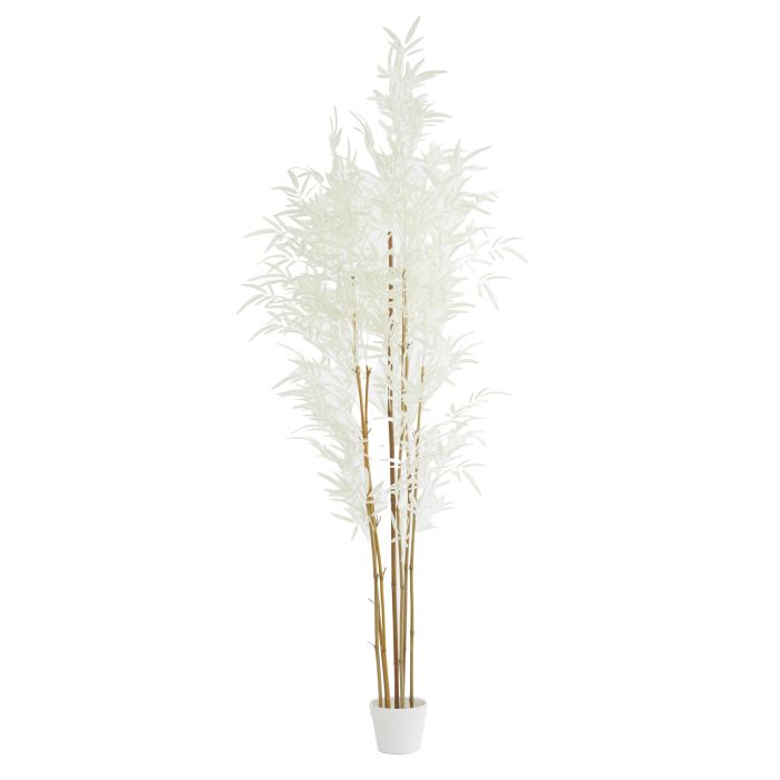 Potted ornament 70x60x180 cm BAMBOO natural+cream