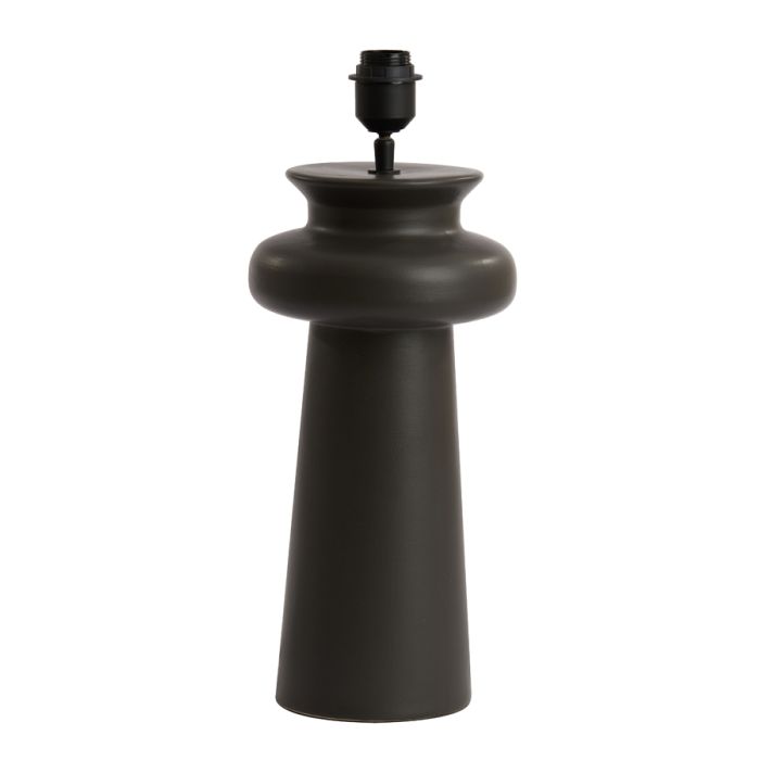 Lamp base Ø21x51 cm DENIA ceramics matt black