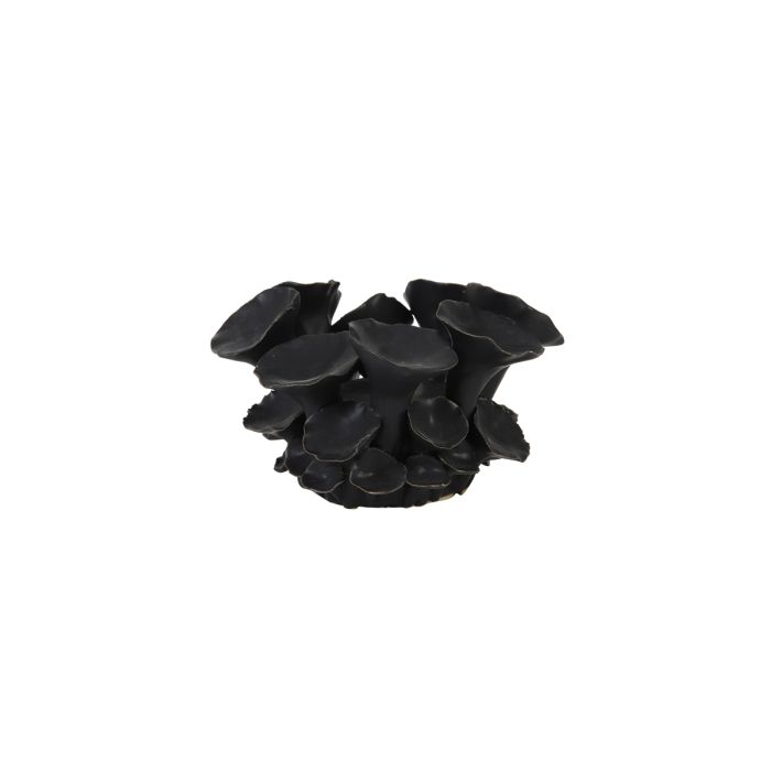 Tealight Ø12x8,5 cm PANTHEO ceramics matt black
