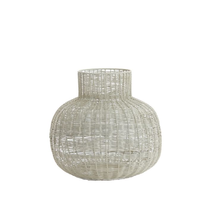 Tealight Ø27x24 cm VALERY light grey