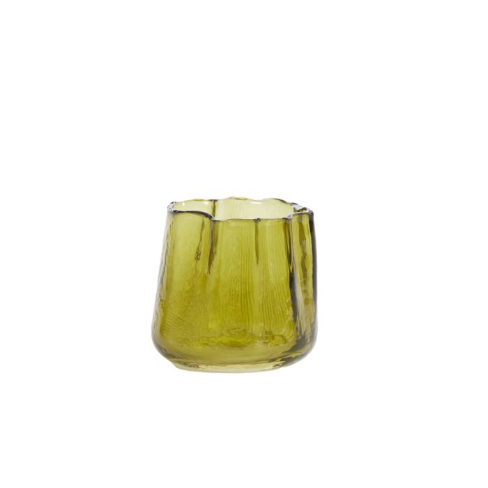 Tealight Ø11x9,5 cm MURADA glass green