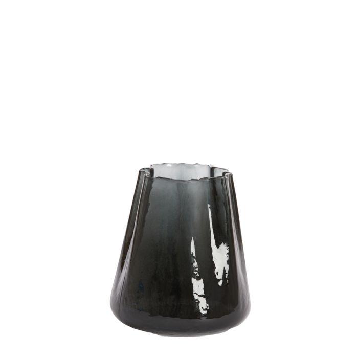 Tealight Ø14,5x15,5 cm MURADA glass grey
